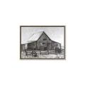 Picture of Gray Wooden Barn _GroupedProduct_Rectangle_Landscape_Canvas_Framed_