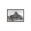 Picture of Gray Wooden Barn _GroupedProduct_Rectangle_Landscape_Canvas_Framed_