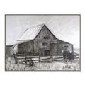 Picture of Gray Wooden Barn _GroupedProduct_Rectangle_Landscape_Canvas_Framed_