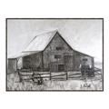 Picture of Gray Wooden Barn _GroupedProduct_Rectangle_Landscape_Canvas_Framed_