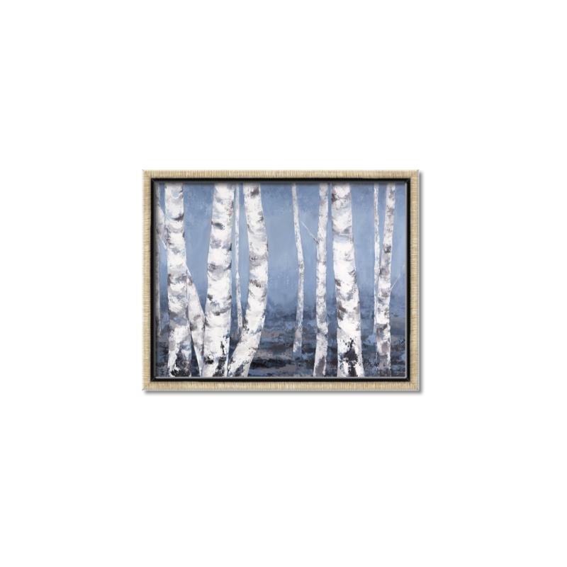Picture of Plain White Birches _GroupedProduct_Rectangle_Landscape_Canvas_Framed_