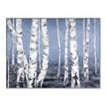 Picture of Plain White Birches _GroupedProduct_Rectangle_Landscape_Canvas_Framed_