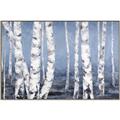 Picture of Plain White Birches _GroupedProduct_Rectangle_Landscape_Canvas_Framed_