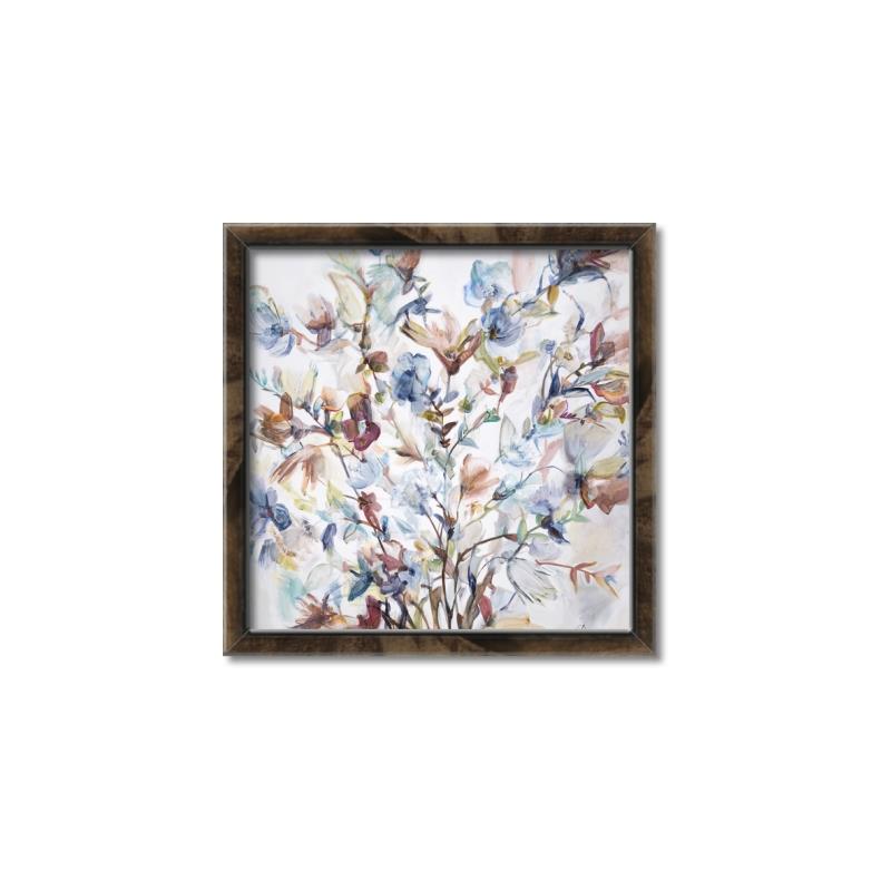 Picture of Coloured Flower _GroupedProduct_Square_Canvas_Framed_