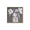 Picture of White On Gray _GroupedProduct_Square_Canvas_Framed_