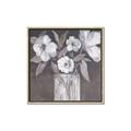Picture of White On Gray _GroupedProduct_Square_Canvas_Framed_
