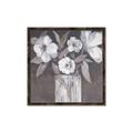 Picture of White On Gray _GroupedProduct_Square_Canvas_Framed_