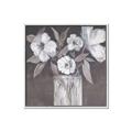 Picture of White On Gray _GroupedProduct_Square_Canvas_Framed_