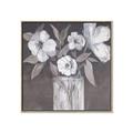 Picture of White On Gray _GroupedProduct_Square_Canvas_Framed_
