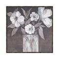 Picture of White On Gray _GroupedProduct_Square_Canvas_Framed_