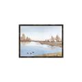 Picture of Three Cabin And Loons _GroupedProduct_Rectangle_Landscape_Canvas_Framed_