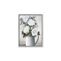 Picture of White Carnation _GroupedProduct_Rectangle_Portrait_Canvas_Framed_