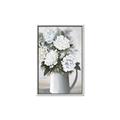 Picture of White Carnation _GroupedProduct_Rectangle_Portrait_Canvas_Framed_