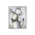 Picture of White Carnation _GroupedProduct_Rectangle_Portrait_Canvas_Framed_