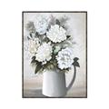 Picture of White Carnation _GroupedProduct_Rectangle_Portrait_Canvas_Framed_