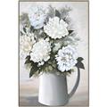 Picture of White Carnation _GroupedProduct_Rectangle_Portrait_Canvas_Framed_