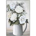 Picture of White Carnation _GroupedProduct_Rectangle_Portrait_Canvas_Framed_