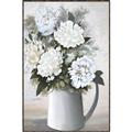 Picture of White Carnation _GroupedProduct_Rectangle_Portrait_Canvas_Framed_