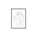Picture of Stencil Floral Art II _GroupedProduct_Rectangle_Portrait_Canvas_Framed_