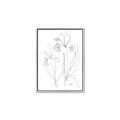 Picture of Stencil Floral Art II _GroupedProduct_Rectangle_Portrait_Canvas_Framed_