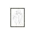 Picture of Stencil Floral Art II _GroupedProduct_Rectangle_Portrait_Canvas_Framed_