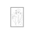 Picture of Stencil Floral Art II _GroupedProduct_Rectangle_Portrait_Canvas_Framed_
