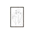 Picture of Stencil Floral Art II _GroupedProduct_Rectangle_Portrait_Canvas_Framed_