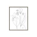 Picture of Stencil Floral Art II _GroupedProduct_Rectangle_Portrait_Canvas_Framed_
