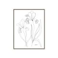 Picture of Stencil Floral Art II _GroupedProduct_Rectangle_Portrait_Canvas_Framed_
