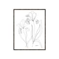 Picture of Stencil Floral Art II _GroupedProduct_Rectangle_Portrait_Canvas_Framed_