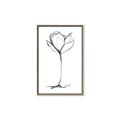 Picture of Single Flower I _GroupedProduct_Rectangle_Portrait_Canvas_Framed_