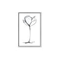 Picture of Single Flower I _GroupedProduct_Rectangle_Portrait_Canvas_Framed_