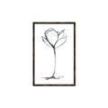 Picture of Single Flower I _GroupedProduct_Rectangle_Portrait_Canvas_Framed_