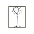 Picture of Single Flower I _GroupedProduct_Rectangle_Portrait_Canvas_Framed_