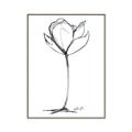 Picture of Single Flower I _GroupedProduct_Rectangle_Portrait_Canvas_Framed_