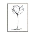 Picture of Single Flower I _GroupedProduct_Rectangle_Portrait_Canvas_Framed_