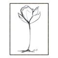 Picture of Single Flower I _GroupedProduct_Rectangle_Portrait_Canvas_Framed_