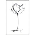 Picture of Single Flower I _GroupedProduct_Rectangle_Portrait_Canvas_Framed_
