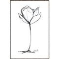 Picture of Single Flower I _GroupedProduct_Rectangle_Portrait_Canvas_Framed_