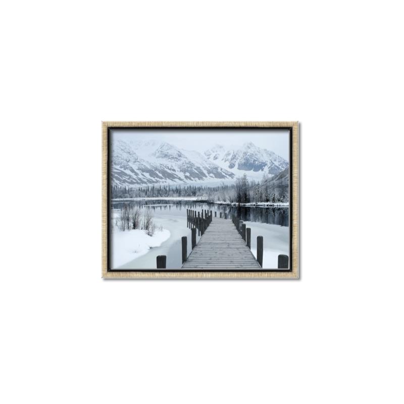 Picture of Winter Dock _GroupedProduct_Rectangle_Landscape_Photography _GroupedProduct_Rectangle_Landscape_Canvas_Framed_