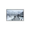 Picture of Winter Dock _GroupedProduct_Rectangle_Landscape_Photography _GroupedProduct_Rectangle_Landscape_Canvas_Framed_