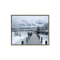 Picture of Winter Dock _GroupedProduct_Rectangle_Landscape_Photography _GroupedProduct_Rectangle_Landscape_Canvas_Framed_