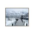 Picture of Winter Dock _GroupedProduct_Rectangle_Landscape_Photography _GroupedProduct_Rectangle_Landscape_Canvas_Framed_