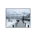 Picture of Winter Dock _GroupedProduct_Rectangle_Landscape_Photography _GroupedProduct_Rectangle_Landscape_Canvas_Framed_