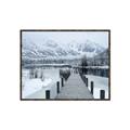 Picture of Winter Dock _GroupedProduct_Rectangle_Landscape_Photography _GroupedProduct_Rectangle_Landscape_Canvas_Framed_