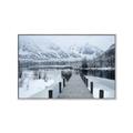 Picture of Winter Dock _GroupedProduct_Rectangle_Landscape_Photography _GroupedProduct_Rectangle_Landscape_Canvas_Framed_
