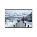 Picture of Winter Dock _GroupedProduct_Rectangle_Landscape_Photography _GroupedProduct_Rectangle_Landscape_Canvas_Framed_
