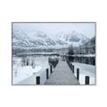 Picture of Winter Dock _GroupedProduct_Rectangle_Landscape_Photography _GroupedProduct_Rectangle_Landscape_Canvas_Framed_