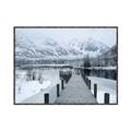 Picture of Winter Dock _GroupedProduct_Rectangle_Landscape_Photography _GroupedProduct_Rectangle_Landscape_Canvas_Framed_