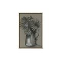 Picture of Charcoal Flower Drawing I _GroupedProduct_Rectangle_Portrait_Canvas_Framed_